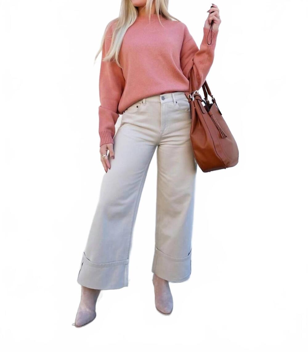 NEW MIOU MUSE cuffed bottom pants in grey